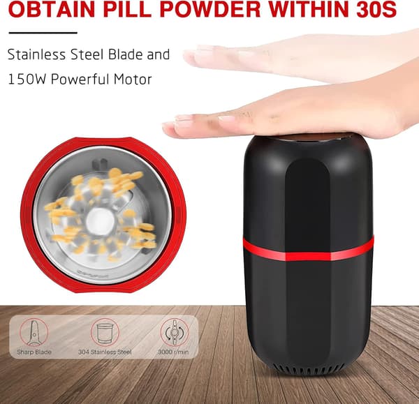Elektrisk Pilleknuser - Knus Medisiner og Vitaminer