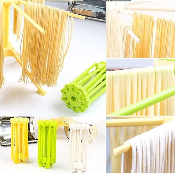 Kotitalouksien taitettava nuudeliripustin Muoviset spagettipastan kuivaustelineet Kotitalouksien pastatyökalut Keittiötarvikkeet Green