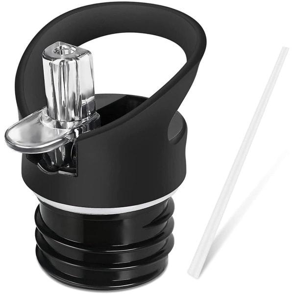 3X Halmlock, Isoleret Sport Vandflaske Halmlock til Kantine Vandflasker, Vakuumflasker