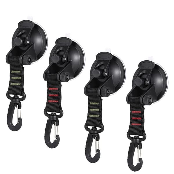 Sugpropp för bilkaross, med fästkrok, sugpropp med krok för campingtillbehör (4-pack)