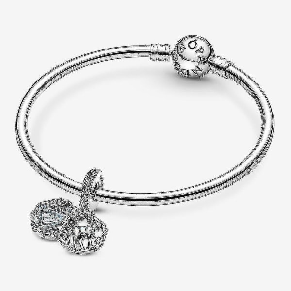 Pandora Harry Potter -riipus \"Patronus\" hopea, zirkonia, emali -m.243