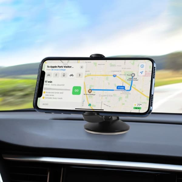 Biltelefonholder til bilen 360 graders rotation black