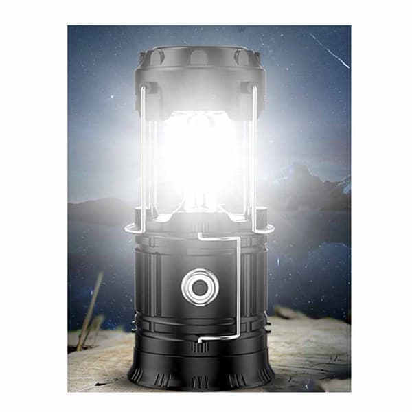 Utendørs LED Campinglampe Nødlys Solcelle Campinglampe