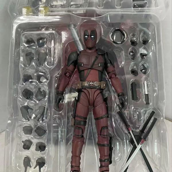 Deadpool 2 Deadpool Marvel 6\" SHF Actionfigur KO Ver Filmer Lekegave