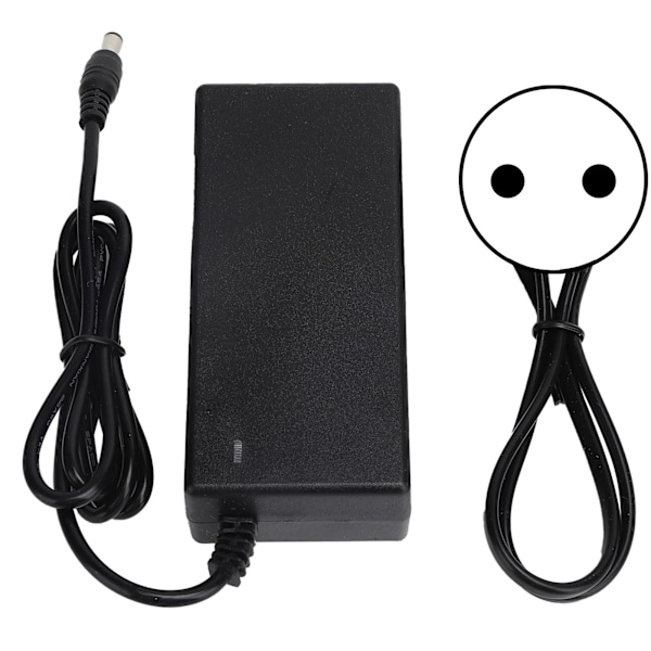 42V 2A Strømforsyning DC 5.5mm Han-stik til 36V Lithium-ion Batteri AC 100‑240V 50/60Hz EU-stik