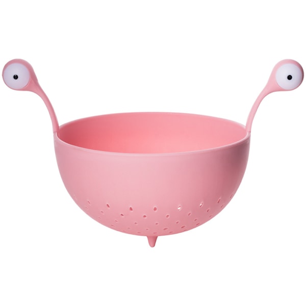 BPA-vapaa Muovinen Siivilä Pastan, Riisin, Vihannesten ja Hedelmien Valuttamiseen - Pastasiivilä - Riisi- ja Pastasiivilä Konepesun Kestävä pink
