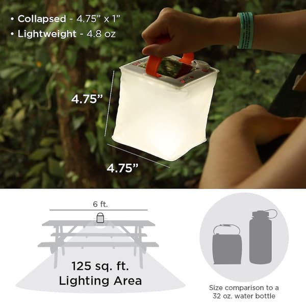 Luminaid Packlite Nova USB Solar Oppustelig Vandtæt Lampe