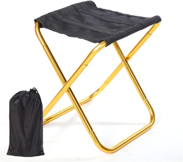 Fällbar utomhuspall, liten hopfällbar campingpall med