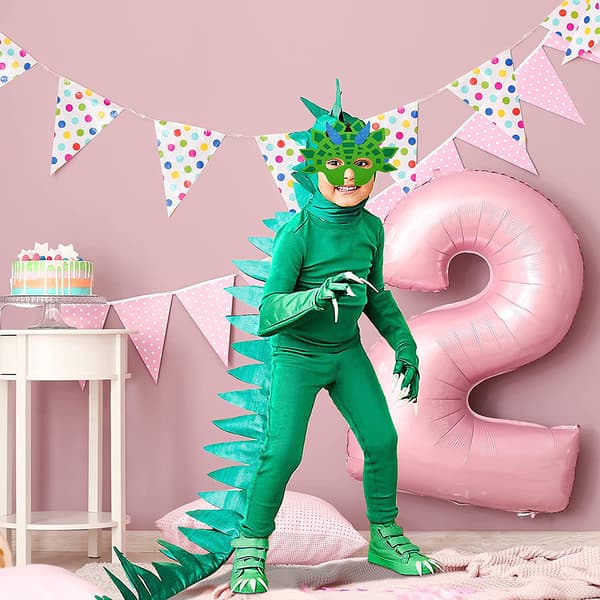 Dinosaurmasker, 12 stk. dinosaurmasker, barnekostymefest