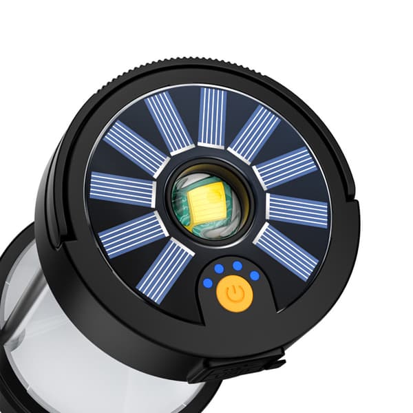 Utendørs LED Campinglampe Nødlys Solcelle Campinglampe