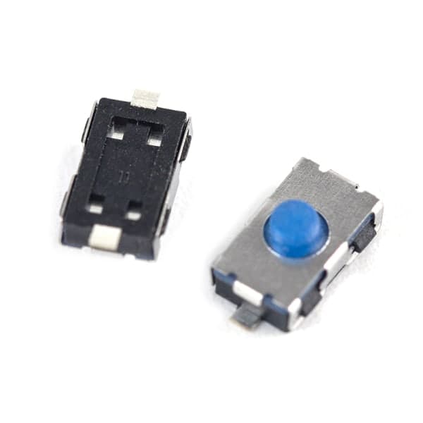 10 stk. 3*6*2.5 NO NC Mikrokontakter Trykknapper Switch Blød Sort