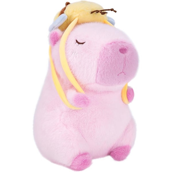 (Cherub Kapybara - Pieni) Kapybara Pehmolelu - 23 cm Söpö Kapybara Pehmoeläin Kilpikonnarepulla, Kawaii Kapibara Pehmolelu Lapsille ja Aikuisille
