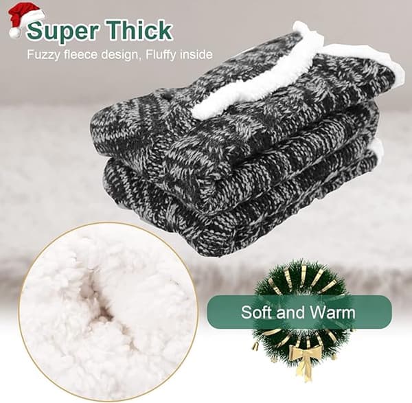 Strømper - Plysstrømper - Varme strømper - Vinterstrømper - Indendørs sokker - Fluffy strømper - Tykke