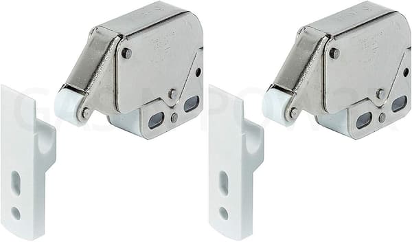 x2 Mini Touch Catch Lås Skap Bobil Skapdører