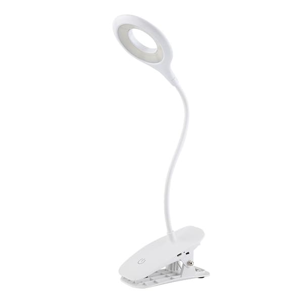 LED-klemme Leselys Dimbar Øyebeskyttelse Bordlampe