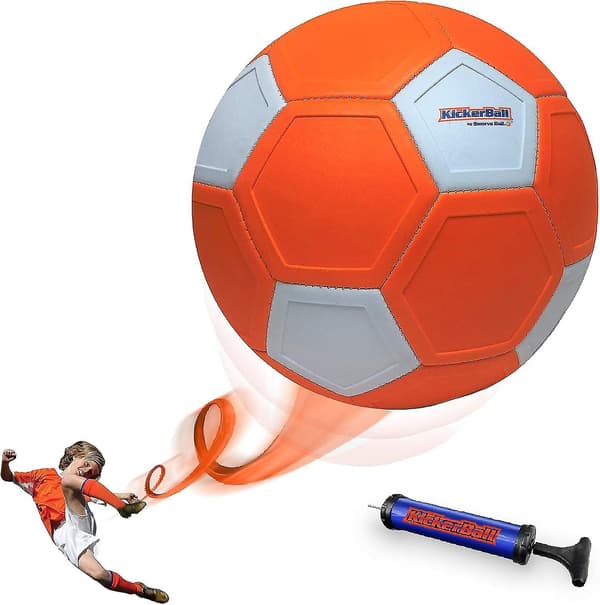 Kickerball - Bøj og Skru Fodbold/Legetøjsfodbold - Spark Som Profferne, Perfekt Gave til Drenge