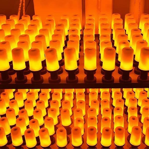 LED Simulationsflammepære Dekoration Juleatmosfærelys E27