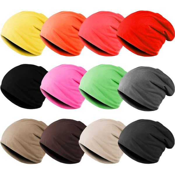 Ohut slouch-tyylinen pipo punainen Red one size