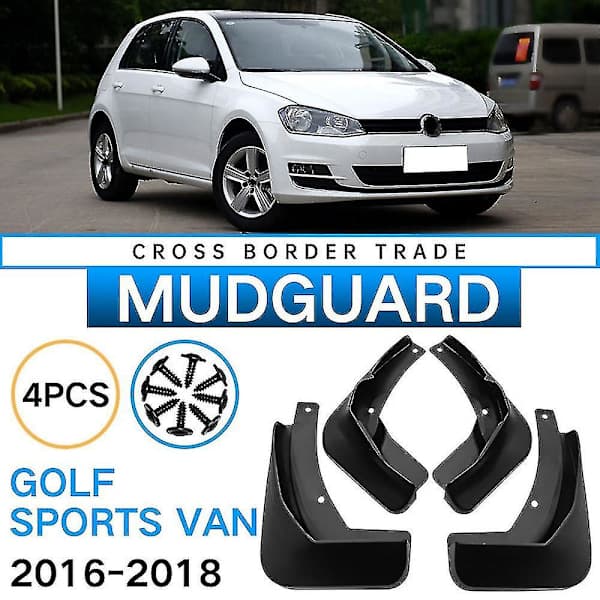 Stænklapper til Golf 7 Mk7 Sports Van Hatchback 2016-2018 Stænklapper Stænklapper til biler
