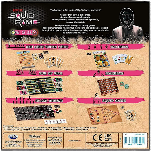 (Erikoistarjouksia!) Squid Game Aloitetaan Pelit Lautapeli