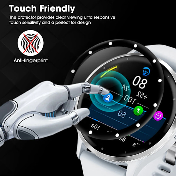3D Kaarevat Pehmeä Kalvo Garmin Venu 2 Plus Venu3 Venu 3S Älykellolle Tarvikkeet Selkeä Anti-Naarmuuntumiskalvo Venu 2 Plus 2Kpl