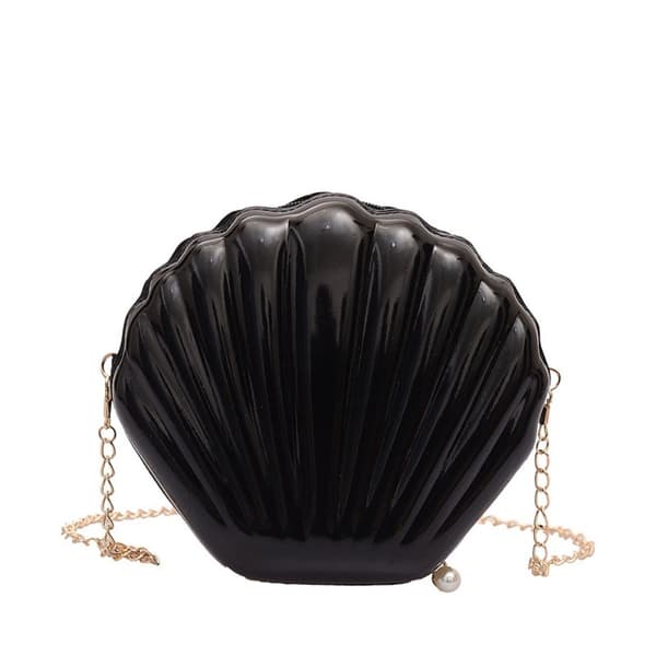 Skuldervesker Shell bag SVART black