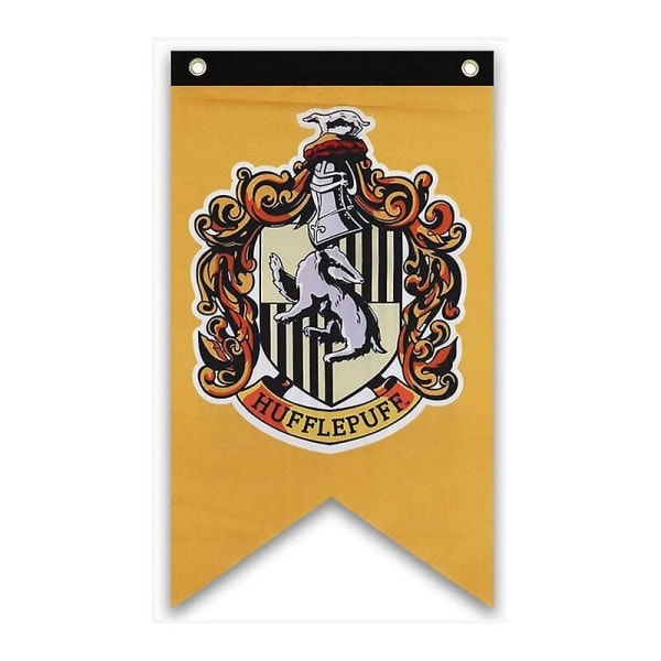 2024, Gryffindor Fødselsdagsfest Tilbehør College Harry Flag Banner Pojker Piger Børn Potter Halloween Dekoration 4stk 75*125 Cm