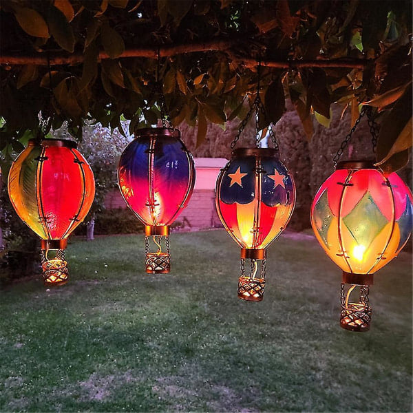 Solcellsdriven Luftballonglampa Med Simulerad Flameffekt Q2