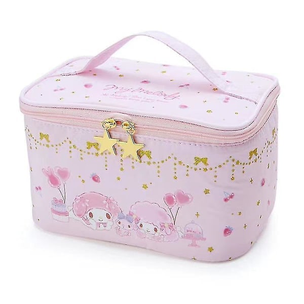 Born Pretty Sanrios Kuromi Cinnamoroll Kawaii Piirretty Pu Kosmetiikkipussi Ulkoilma Monitoiminen Matkalaukku Kosmetiikkipussi Toilettitarvikkeiden Järjestäjä