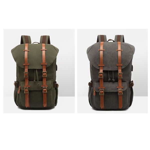 Nytt trendigt läge OEM Multifunktion Business Skolväskor Utomhusryggsäck Army Green 48cm*29cm*18cm