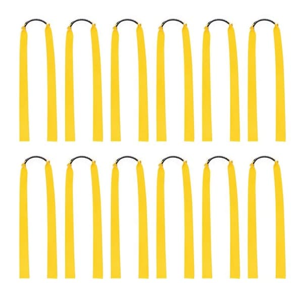 12 stk gummibånd for katapult Bredde flat katapultbånd Elastiske bånd for jakt