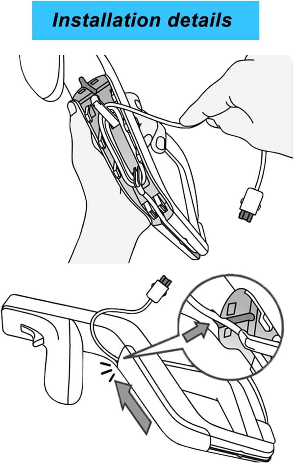 2 * Wii Zapper Gun, Skydevåben til Wii Zapper Gun Pistol Wii Ga