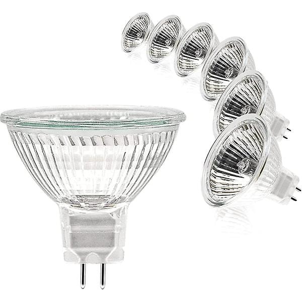 MR16 Spot Light Glödlampa, 12V 20W Glödlampa, Gu5.3 Glödlampa Dimbar MR16 Glödlampa, 2-Pin Halogenlampor Varmvit 2700K