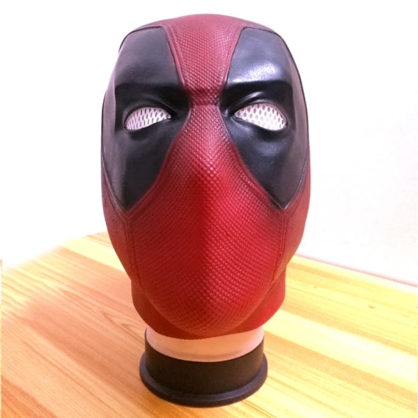 Halloween Maskerade Latex Maske Deadpool Fullt Ansikt Hode Deksel Kostyme Party Prop