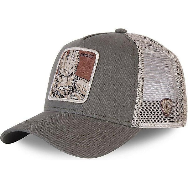Mikki Snapback Puuvilla Baseball-lippis & Isä Mesh / Rekka-autonkuljettajan lippis MIE BA GRAY