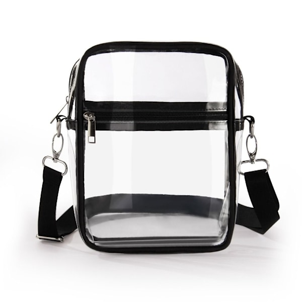 Axelremsväska Transparent Handväska SVART black