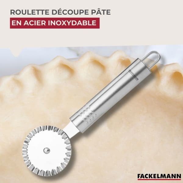 Roulette til at skære dej 18 cm Grå