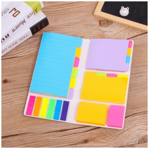 TG Post-it-sæt, Post-it-etiketter, 410 styk, separate Post-it-lapper