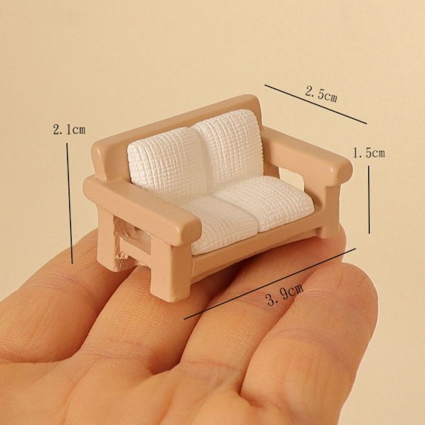 Dukkhus Miniatyr Soffa Teebord 1 1 1 1