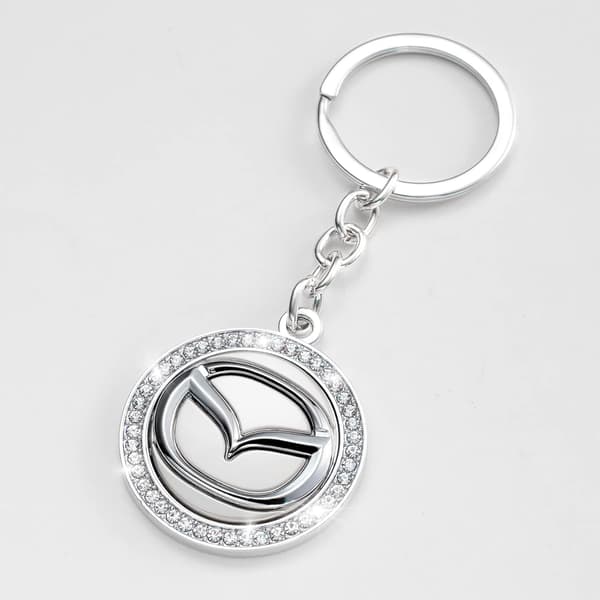 (Særlig kampagne) Mazda Nøglering Bil Logo Nøglering Diamant Tilbehør Egnet til