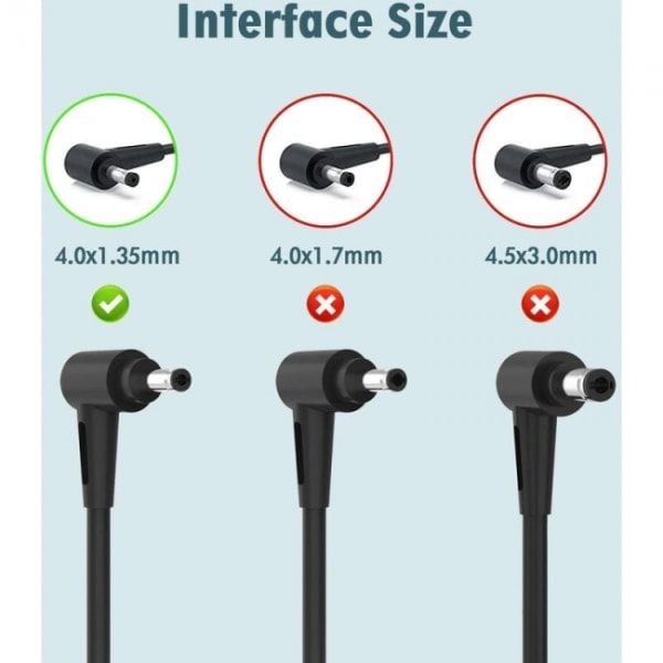 Laddare för bärbar dator ASUS 19V 2,37A 45W (4,0 1,35 mm)