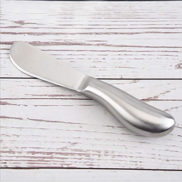 Sæt med 4 smørknive i rustfrit stål 13,5 cm