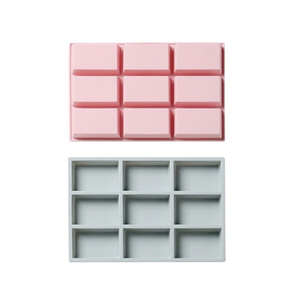 Rektangulær Brownie Form Kagebageform PINK Pink