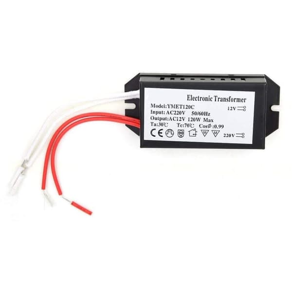 220V til 12V Elektronisk Transformator, Spenningsomformer, Intelligent Strømforsyning (120W)