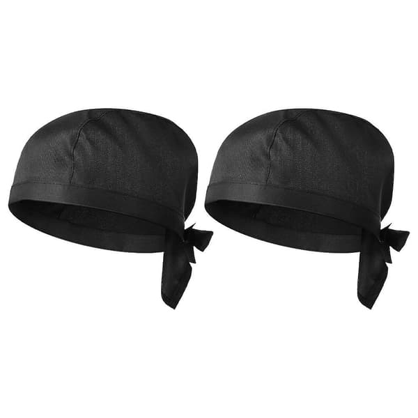 2 st Svamp Kockmössa, Kökskockmössa, Bagarmössa, Kock Uniform Mössa