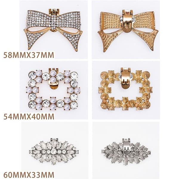 2 stk. Skoklips Charm Spenne SØLV BB sølv silver B-B