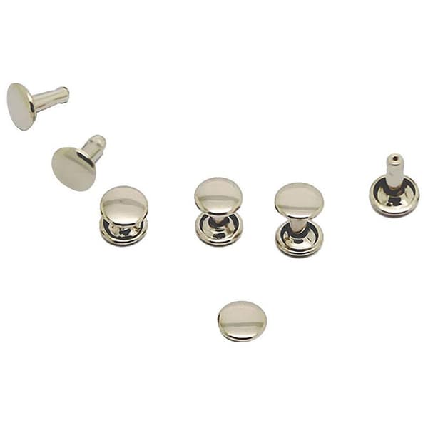 100 kpl DIY Niitit Metalliniitit Piikki - Hopea