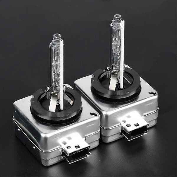 2 stk. D1S 6000K 35W Bil Frontlykt Xenon Lampe Erstatningspærer*OU