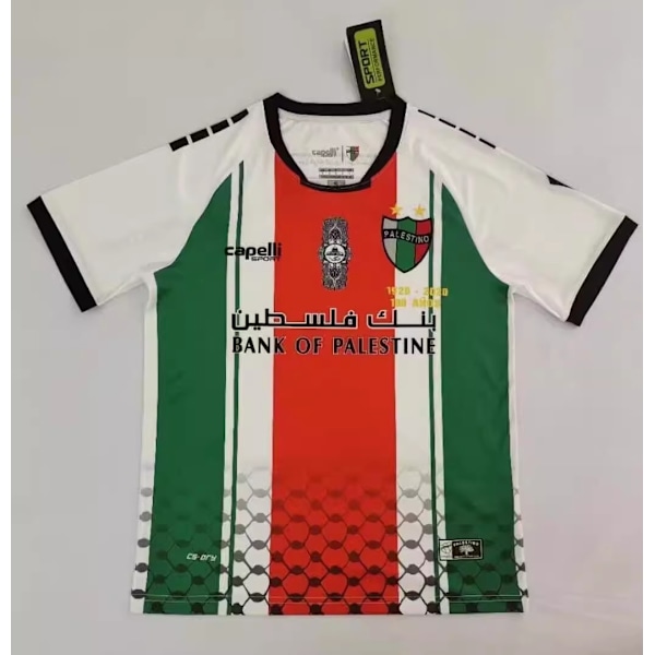 (Specialerbjudanden!) Palestinska fotbollströja 2023/24 Hemmatröja Bortatröja Svart SS S 2021 At home S