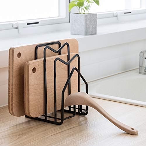 1 Cutting Board, Pot Lid and Organizer Rack